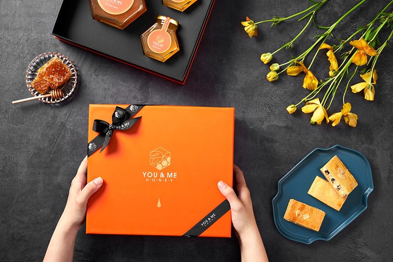YOU&ME HONEY |四季咏叹调 | 春柑橘蜜 & 秋百花蜜 - 蜂蜜/黑糖 - 新鲜食材 橘色