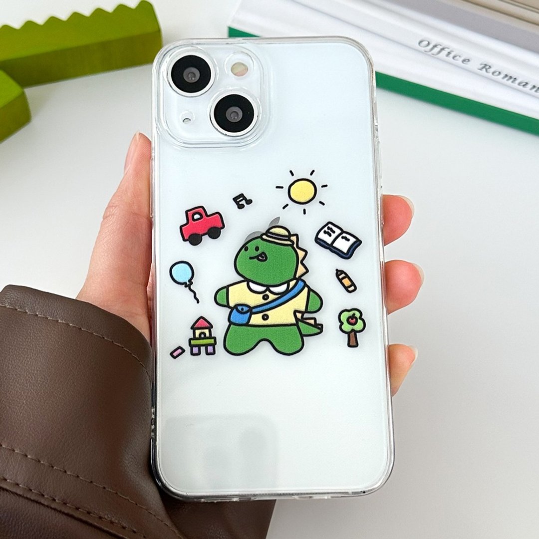 iPhone Galaxy dino 防摔防刮透明手机壳 - 手机壳/手机套 - 塑料 多色