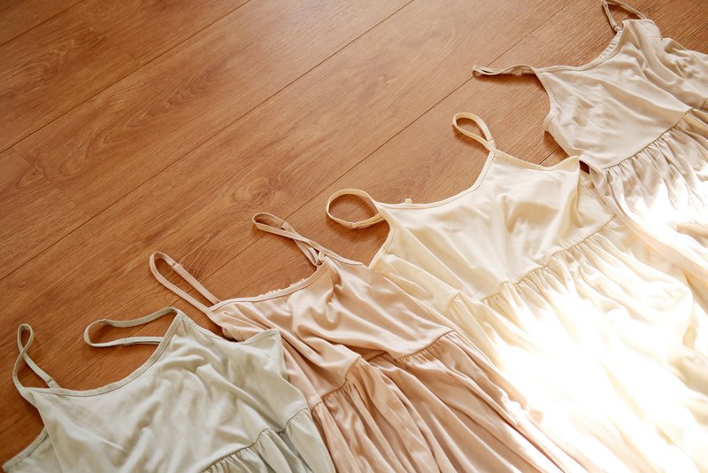 森呼吸细肩带天丝透气内搭长洋/居家服/睡衣 - 居家服/睡衣 - 其他人造纤维 多色