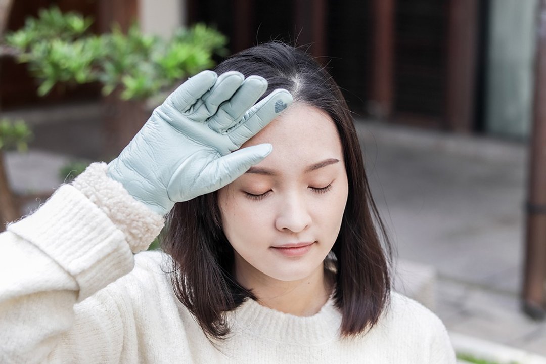 Unni流星手套(防风.微防水.触屏) 保暖 御寒 绒毛 刷毛 挡风 滑雪 - 手套 - 颜料 蓝色