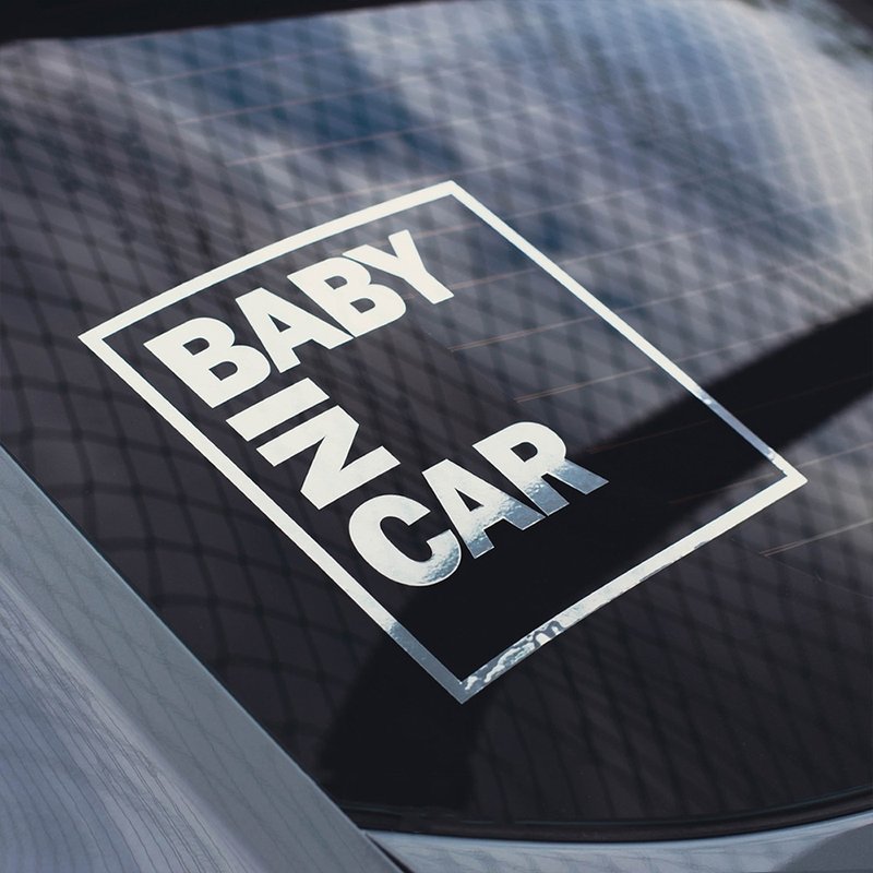 Baby In Car/A/车贴、贴纸 SunBrother孙氏兄弟 - 贴纸 - 防水材质 