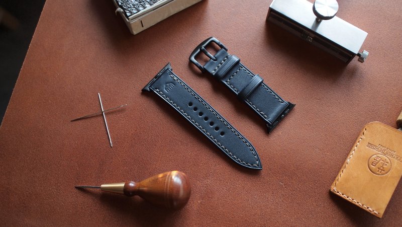 定制 Apple Watch 苹果表带订制 (可刻字) - 表带 - 真皮 多色