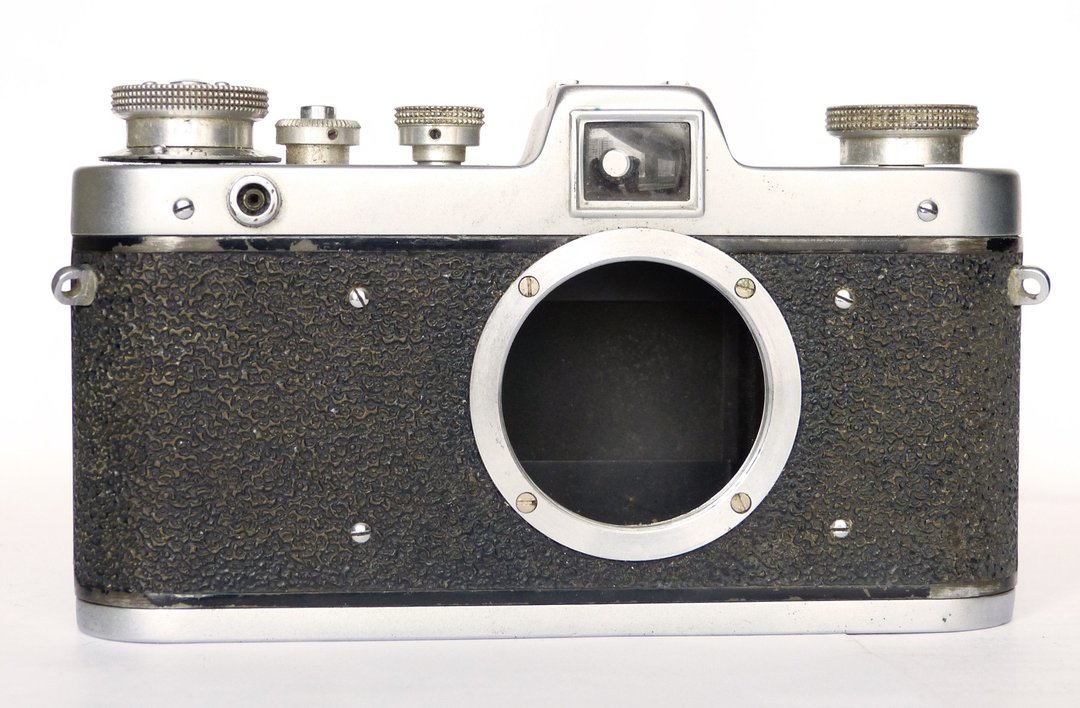 Zarya body rangefinder scale focus USSR film camera FED M39 mount - 相机 - 其他金属 银色