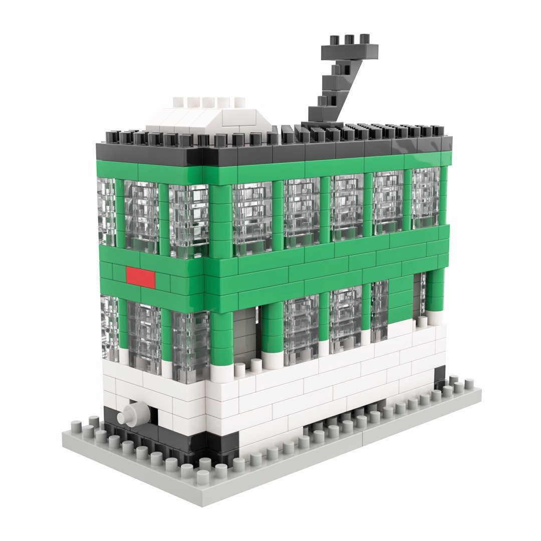 Archbrick 迷你香港电车2 Pixel 积木 Nanoblock - 玩偶/公仔 - 塑料 多色