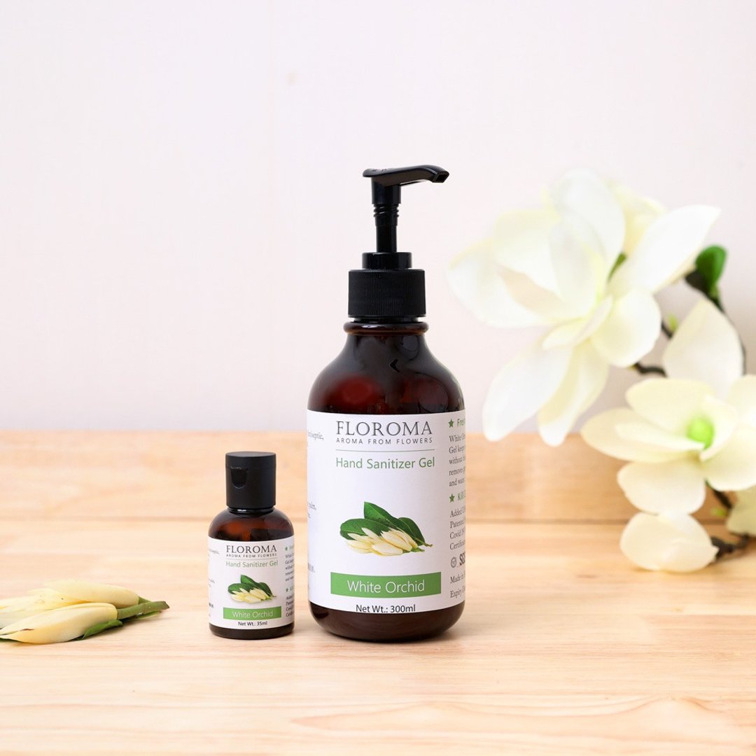 家庭装 白兰花纳米消毒搓手液 White Orchid Hand Sanitizer - 香水/香膏 - 其他材质 白色