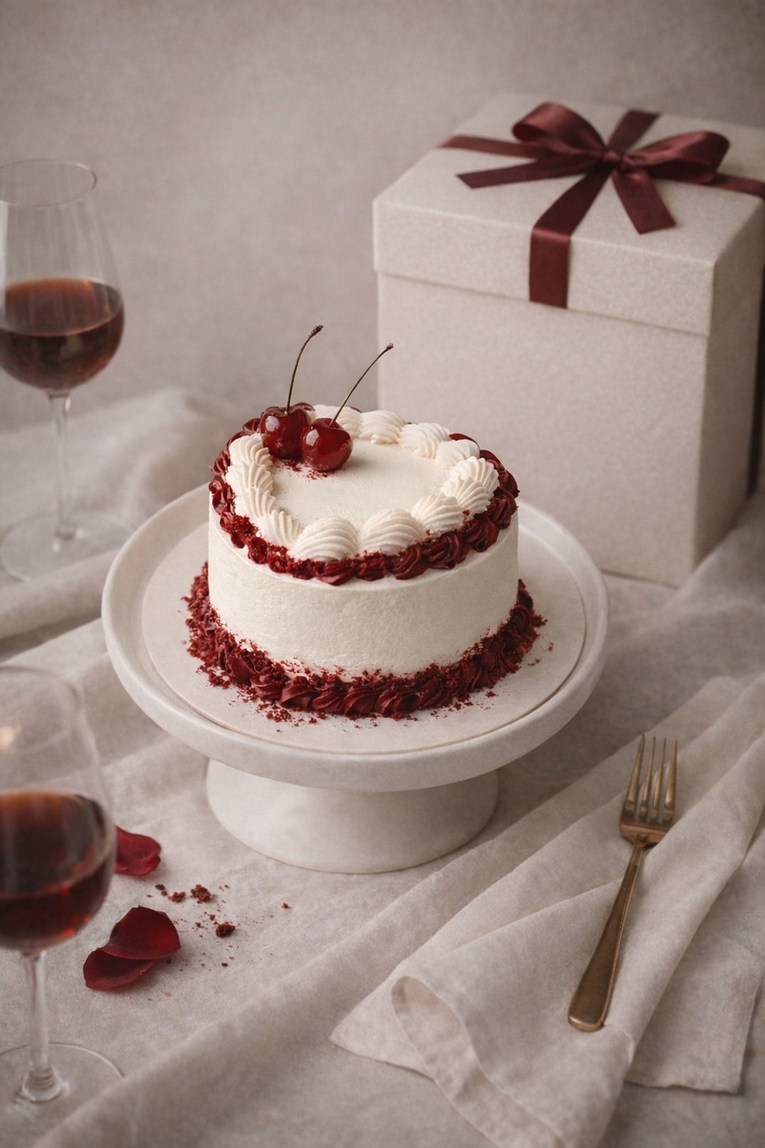 Velvet 红韵 6 寸红丝绒奶酪蛋糕  Red Velvet Cheesecake - 蛋糕/甜点 - 新鲜食材 