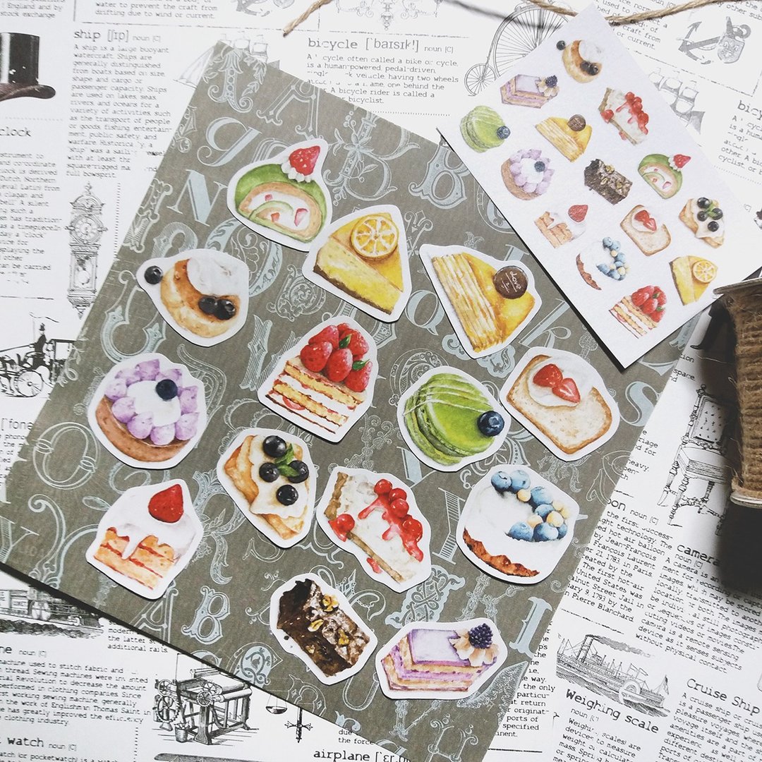 Dessert贴纸 - 贴纸 - 纸 