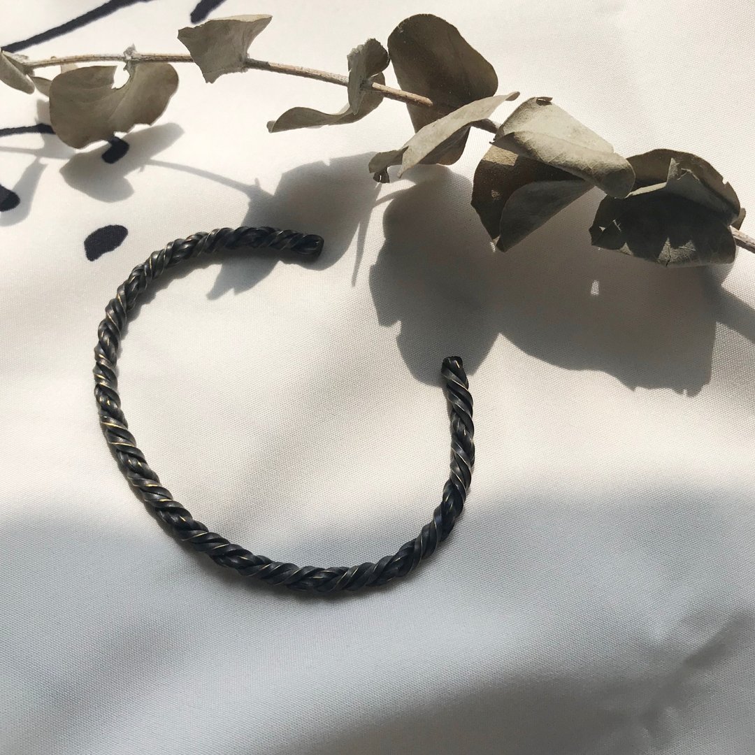 Vintage twist bangle - 手链/手环 - 铜/黄铜 
