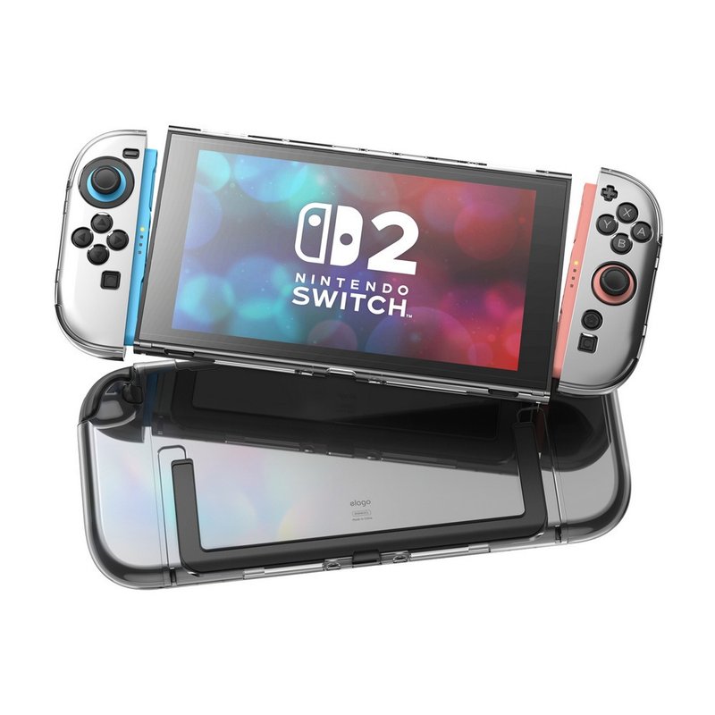 任天堂NS2 Switch 2 超薄型全包覆透明防摔保护壳 - 平板/电脑保护壳 - 塑料 