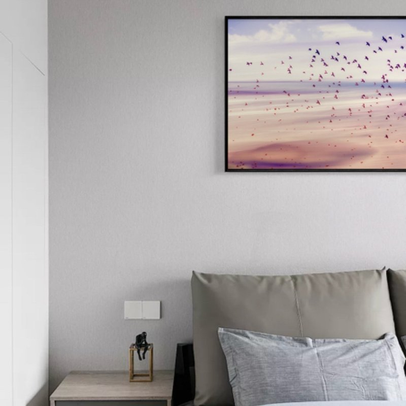 飞鸟 - 海边/沙滩/夕阳/家居/民宿/咖啡厅/工作室/送礼/布置/背景 - 海报/装饰画/版画 - 其他材质 多色