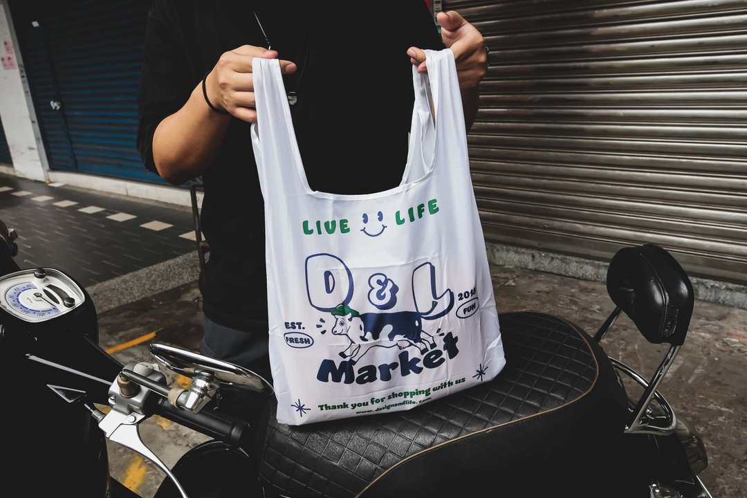 D&L Market 环保购物袋 - 其他 - 聚酯纤维 多色