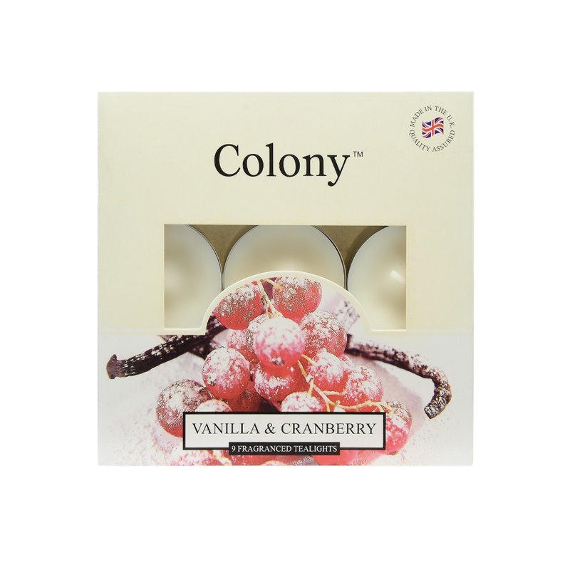英伦蜡烛 Colony系列- 香草蔓越莓 9入迷你蜡烛 - 蜡烛/烛台 - 蜡 