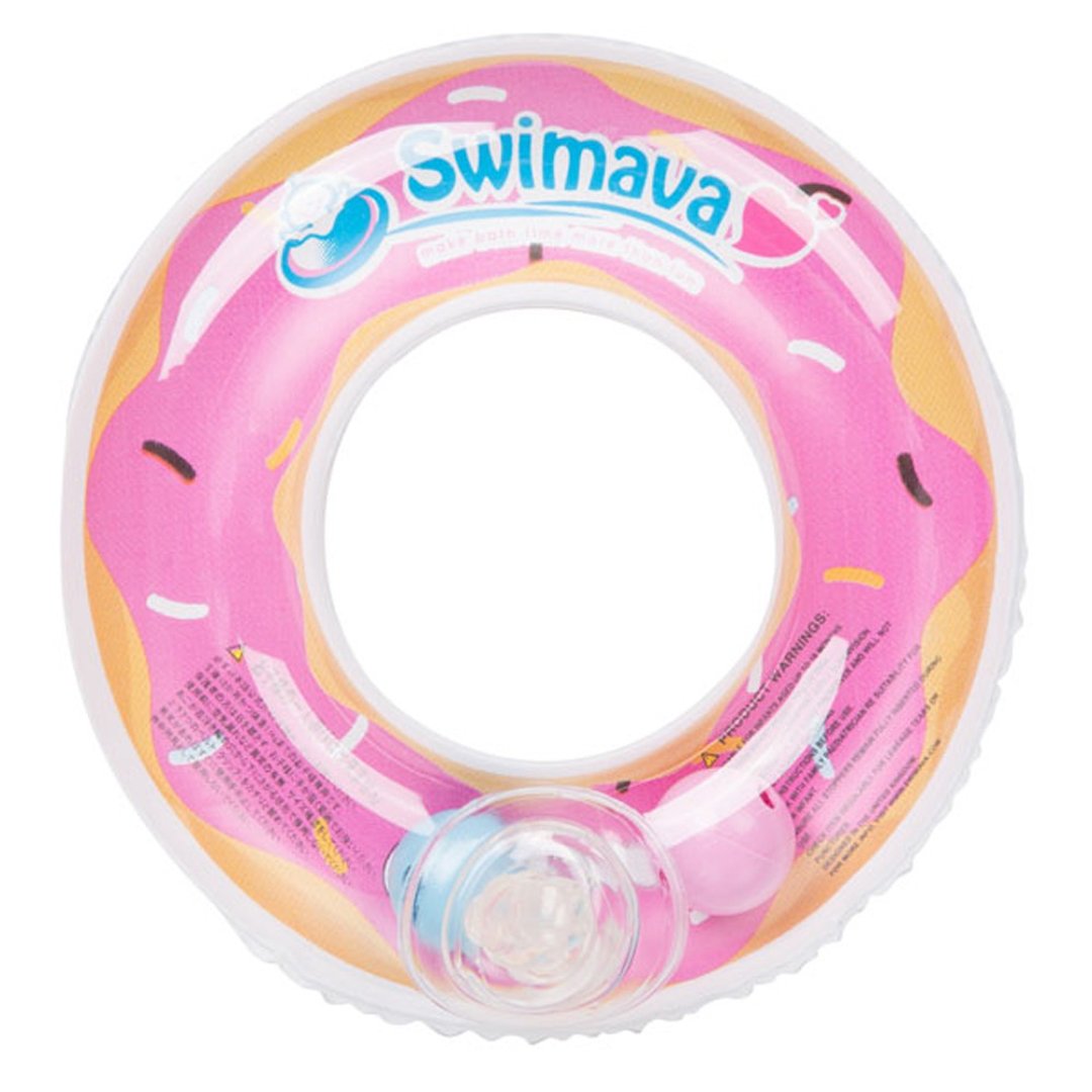 【洗澡玩具】Swimava迷你粉红甜甜圈洗澡玩具-1入(size:11x11cm) - 玩具/玩偶 - 塑料 多色
