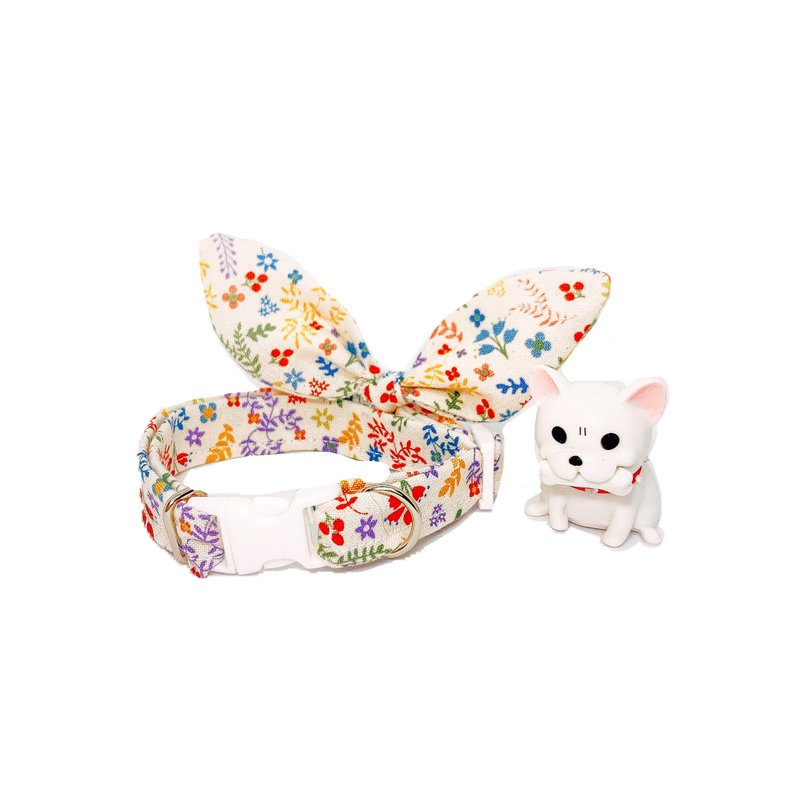 MaoFenBiBi 五光十色 - 韩国布 - 手作赫本巾 & 手工项圈 - 项圈/牵绳 - 棉．麻 