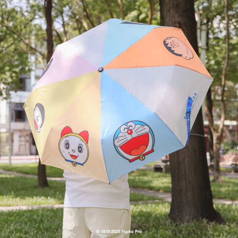 murmur 折叠伞/雨伞│哆啦A梦 (小叮当) - 手提包/手提袋 - 聚酯纤维 白色