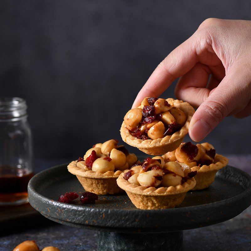 简单李【蔓活豆塔】蔓越莓夏威夷豆塔8入 | 台北知名伴手礼 - 零食/点心 - 新鲜食材 卡其色