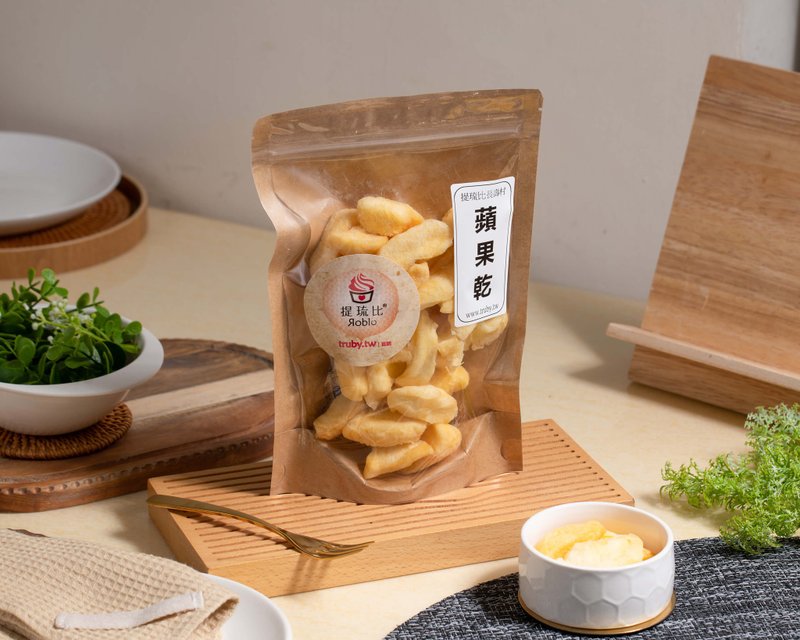 低温烘培苹果干 Dried Apple - 水果干 - 纸 黄色