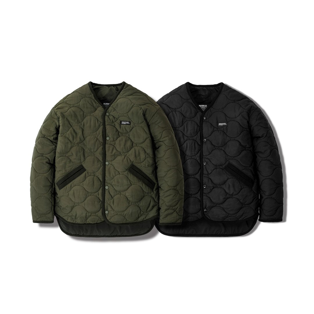 Filter017 Quilted Jacket 长版衍缝外套 - 男装外套 - 聚酯纤维 