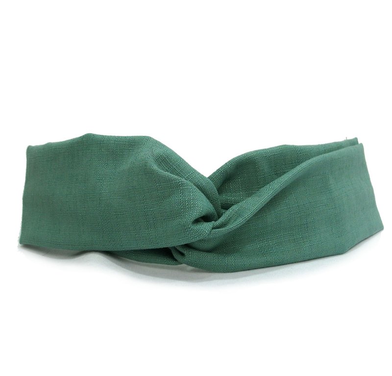 踏踏 | 发带 - 发饰 - 棉．麻 绿色