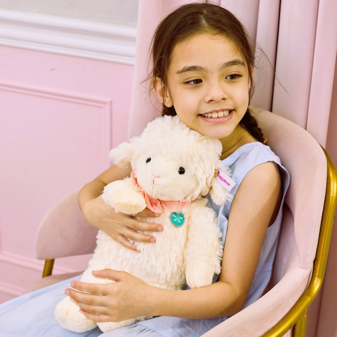 CANDY BEAR 小棉棉羊 38cm - 玩偶/公仔 - 聚酯纤维 白色
