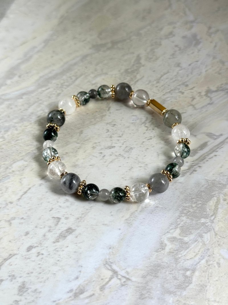 Sosii | 开运 招财 事业 净化 | C04缘款-绿 | 天然水晶手链 - 手链/手环 - 水晶 绿色