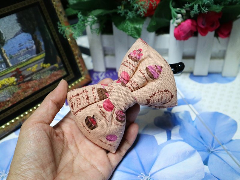 小西点香蕉夹 马尾夹 发饰 - 发饰 - 棉．麻 