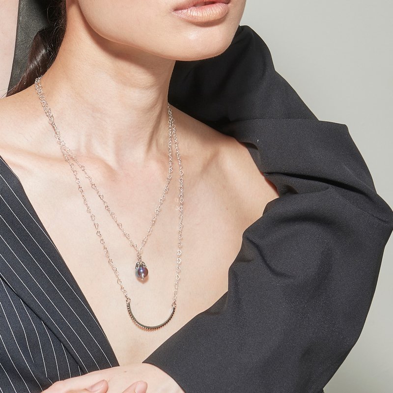 Makaliphon : Necklace 2 - 项链 - 纯银 银色