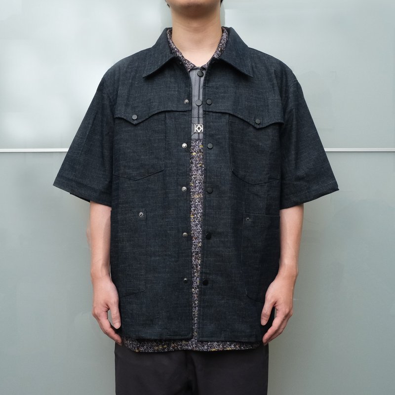 KAIKAI - AEON - 邃影牛仔夹克外套 - 男装外套 - 棉．麻 蓝色