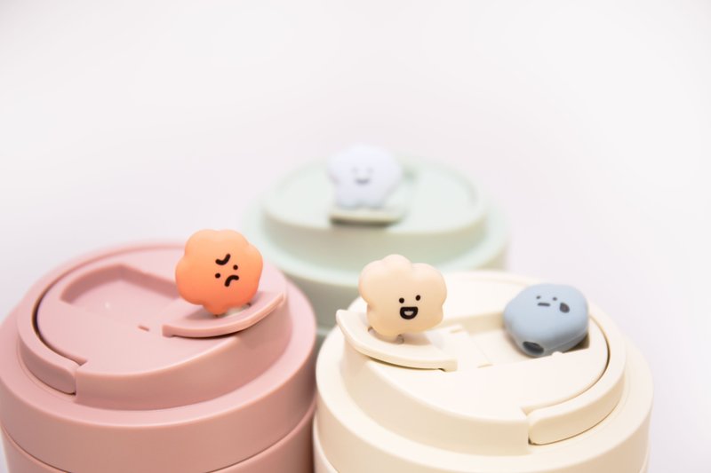 WOKY 喜怒哀乐吸管塞 浑圆杯适用 杯塞 - 保温瓶/保温杯 - 硅胶 