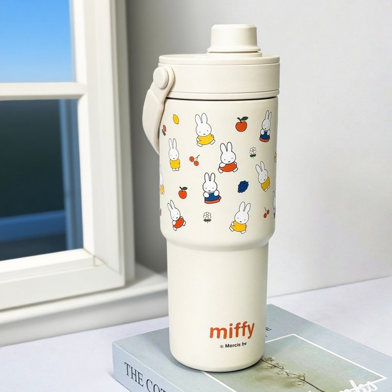 【Pinkoi x miffy】Faranci陶瓷内胆大容量车载保温瓶 圣诞交换礼 - 保温瓶/保温杯 - 陶 