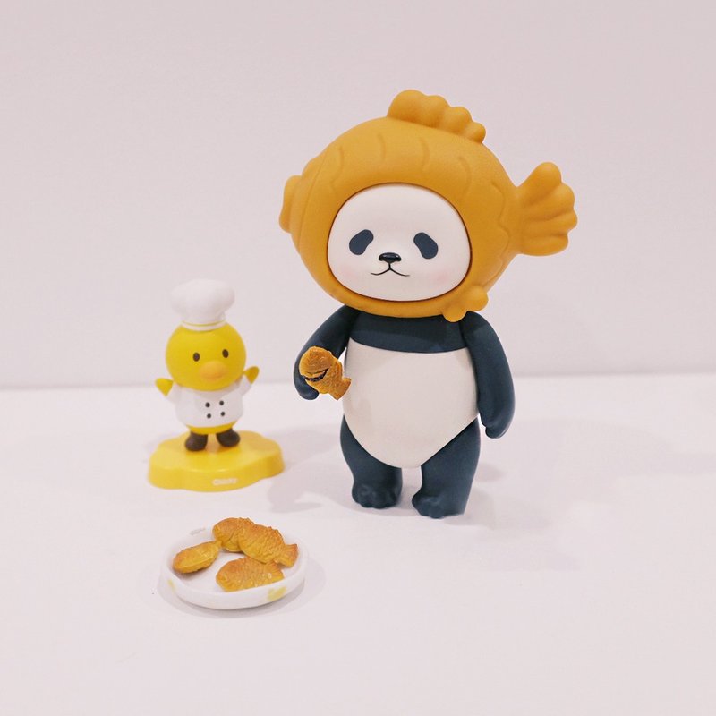 白熊百货PlanetBear 鲷鱼烧熊猫 PanPan玩偶可爱潮玩手办礼物 - 桌游/玩具 - 其他材质 多色