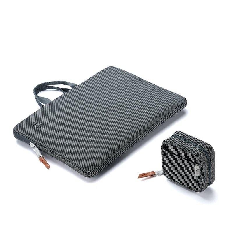 SERGE 13/14寸防泼水防撞笔电包-石板灰+电源袋 Air 13/Pro 14 - 电脑包 - 其他人造纤维 灰色