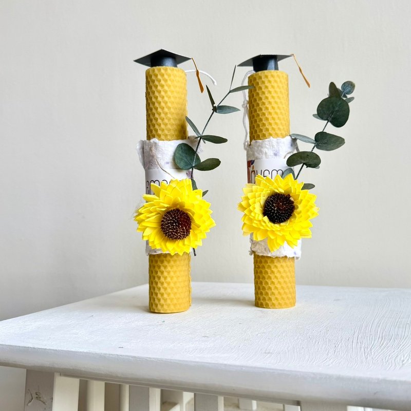 毕业蜂蜡蜡烛 - 蜡烛/烛台 - 蜡 