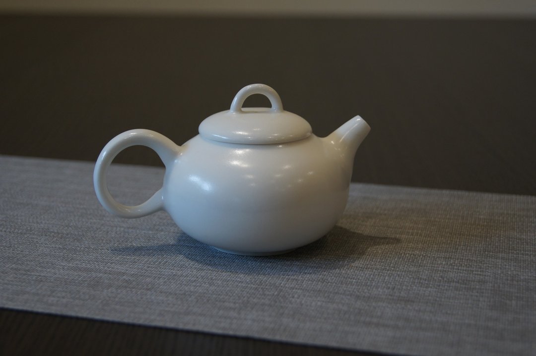 白月系列  月畔-壶 - 茶具/茶杯 - 陶 白色