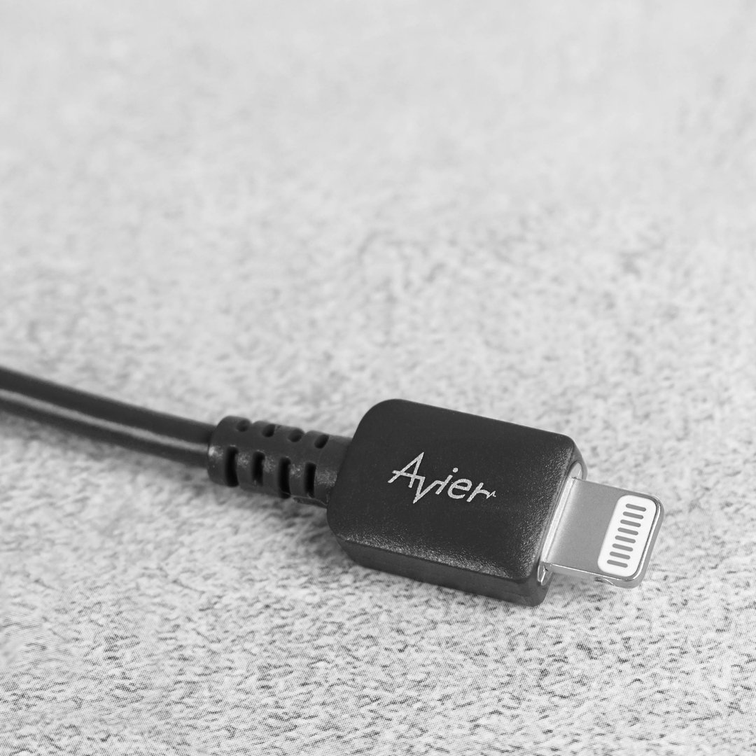 Avier USB A to Lightning高速充电传输线/四色任选/30cm/1M/2M - 手机充电及周边 - 其他金属 白色