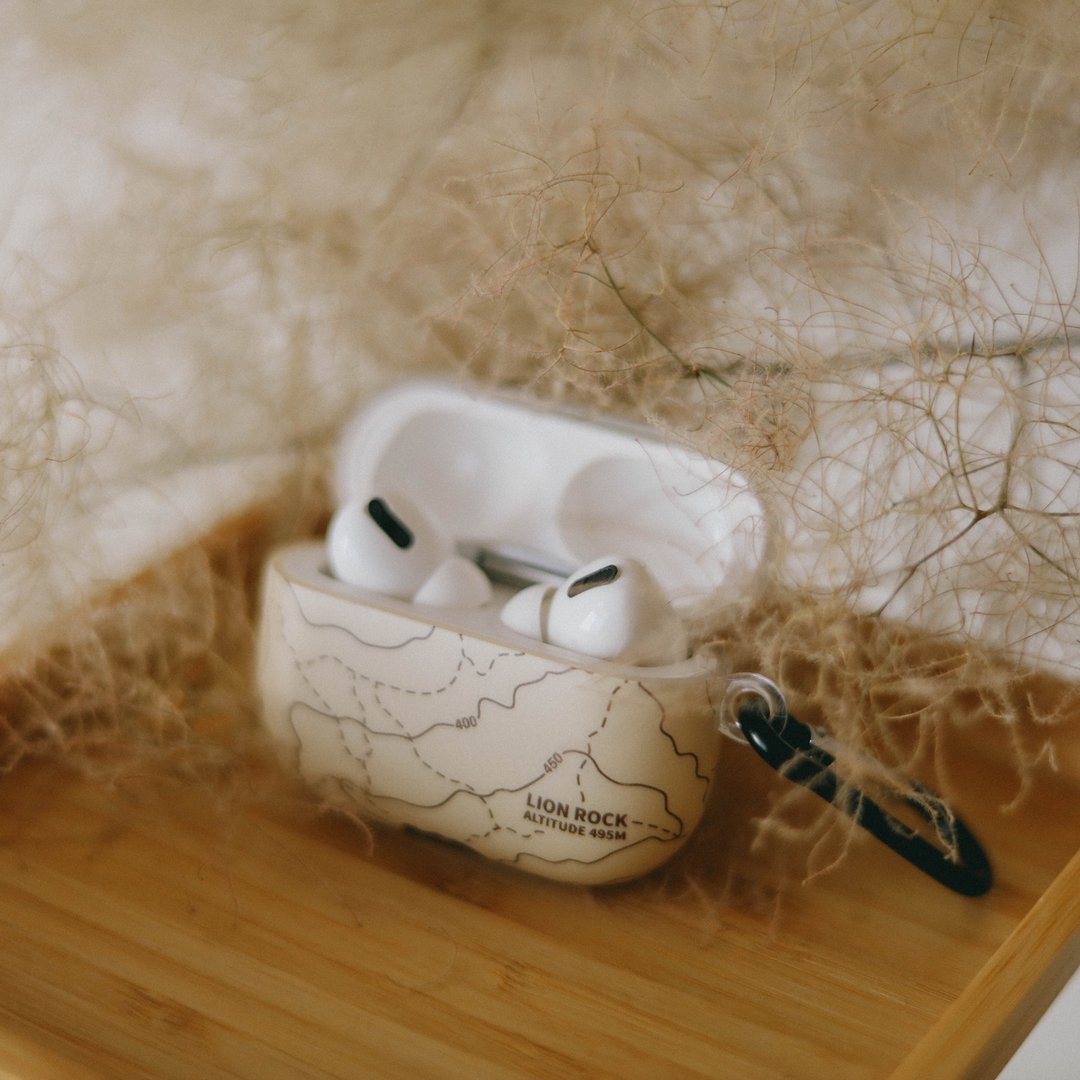 【 AIRPODS CASE 】塞拉利昂 / the CONTOUR / DUNE - 耳机收纳 - 硅胶 卡其色
