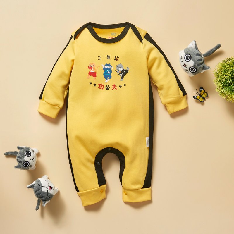 三只猫功夫 包屁衣 - 包屁衣/连体衣 - 棉．麻 