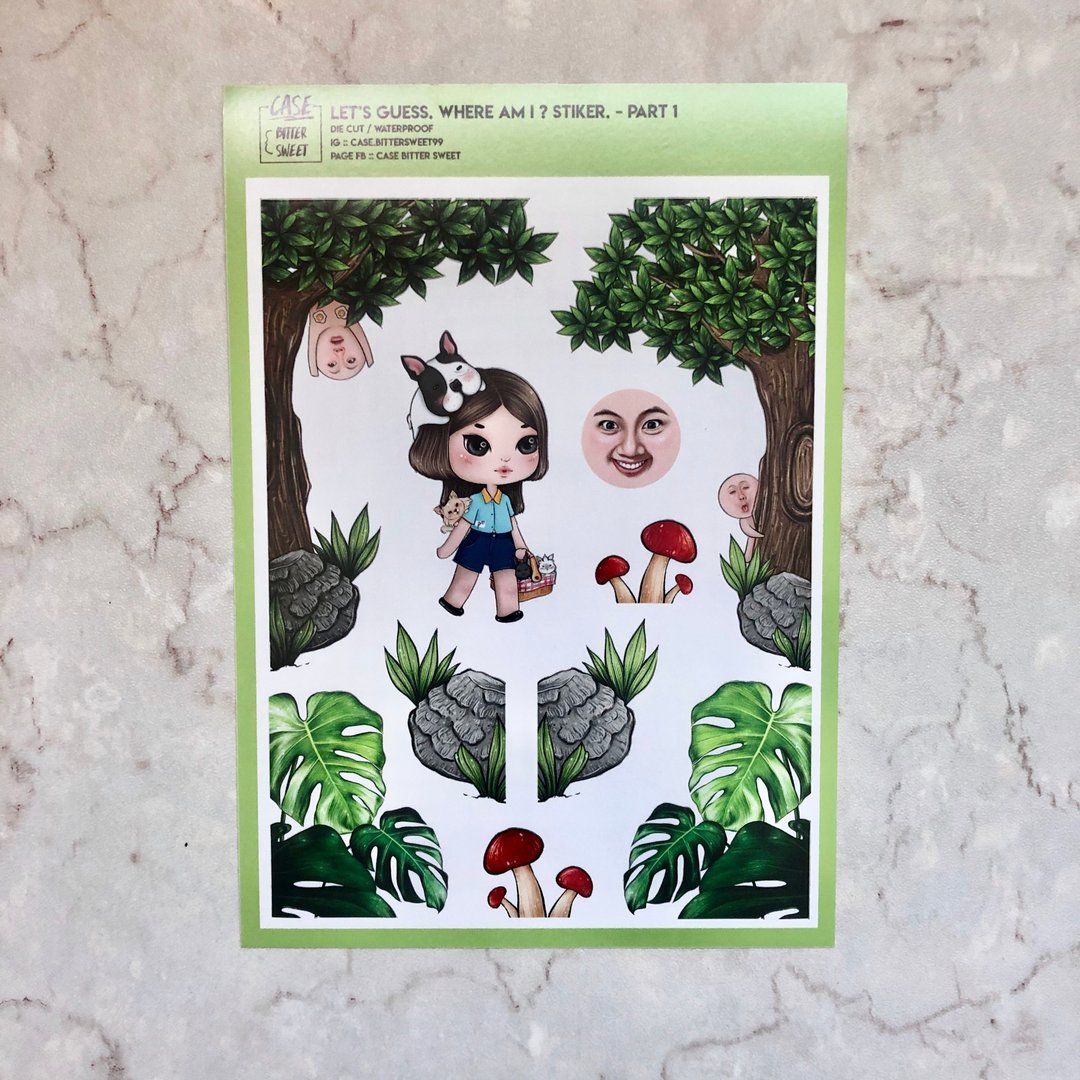STICKER :: let s guess. where am i ? // no.1 - 贴纸 - 防水材质 