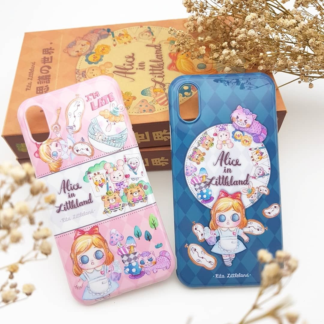 不思议の世界 Alice in Littleland iPhone Case - 手机壳/手机套 - 塑料 粉红色
