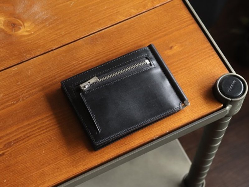 Pinkoi 代购 - 钱夹/黑色【英国马勒皮革】 - 皮夹/钱包 - 真皮 