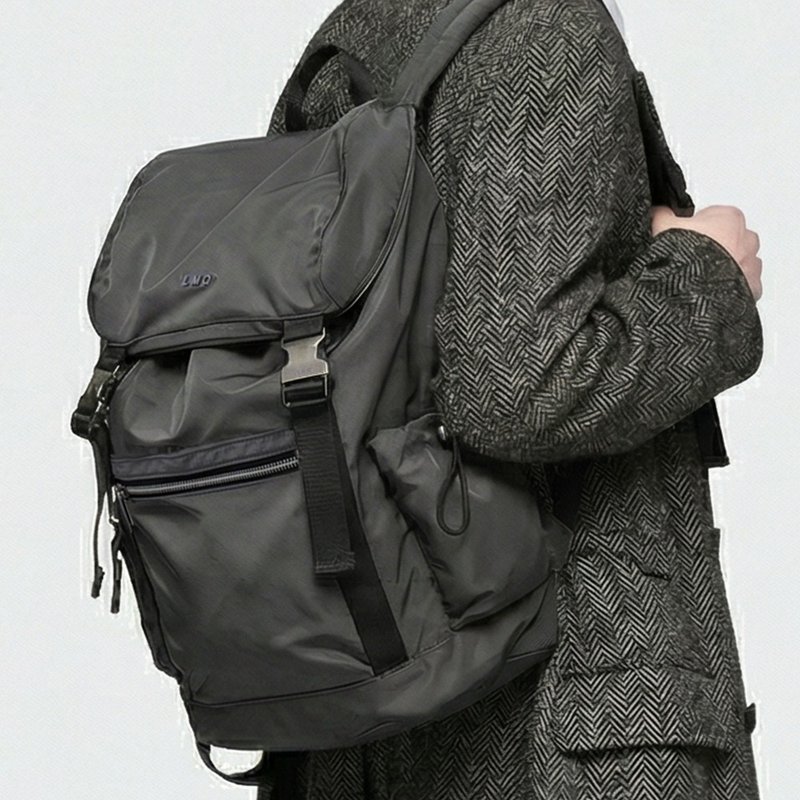 通勤旅行 17 寸笔电后背包 - Voyage 系列 002 (2 色) - 电脑包 - 其他人造纤维 灰色