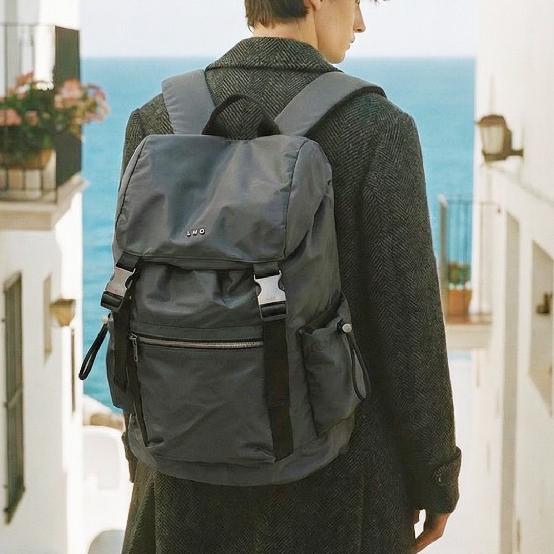 通勤旅行 17 寸笔电后背包 - Voyage 系列 002 (2 色) - 电脑包 - 其他人造纤维 灰色