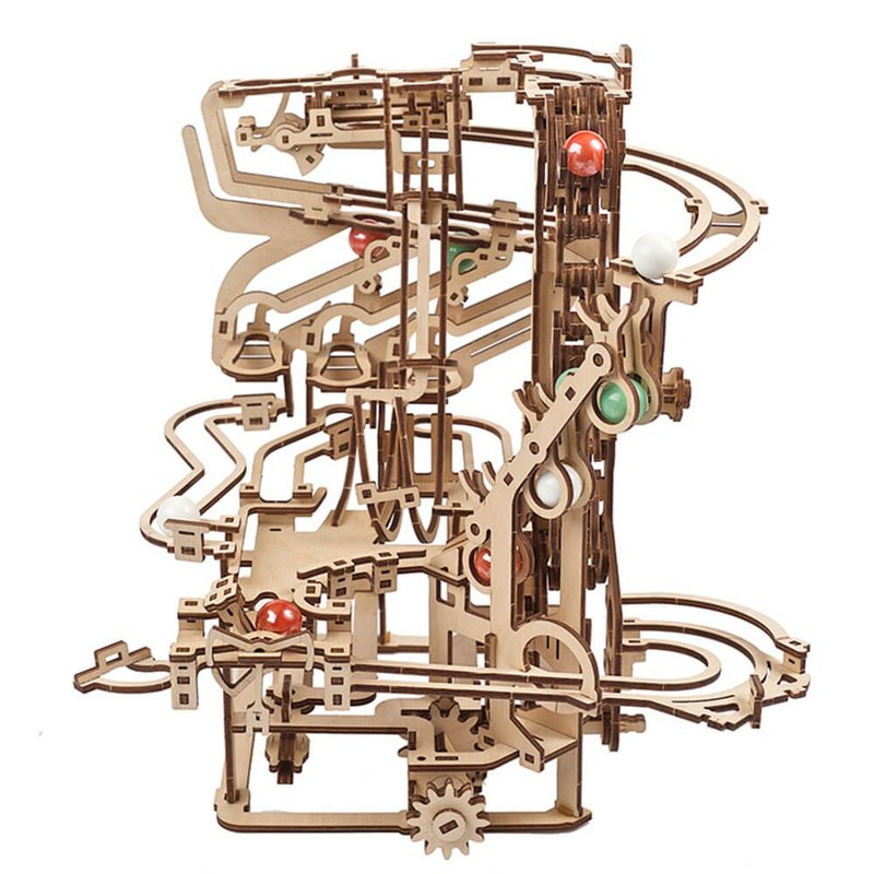/Ugears/ 乌克兰木制模型 疯狂弹珠台1号 - 链式升降系统 - 木工/竹艺/纸艺 - 木头 