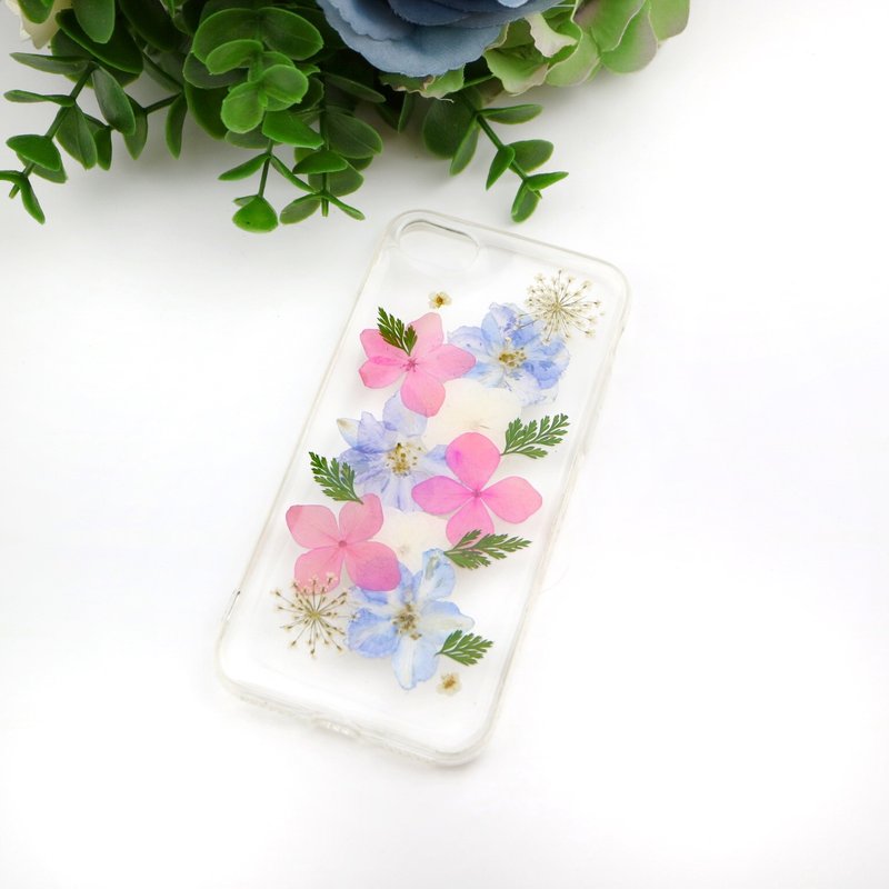 梓幢 手作押花手机壳 手机保护壳 手机套 干花手机壳 真花手机壳 iPhone 7 iPhone 6 - 手机壳/手机套 - 压克力 