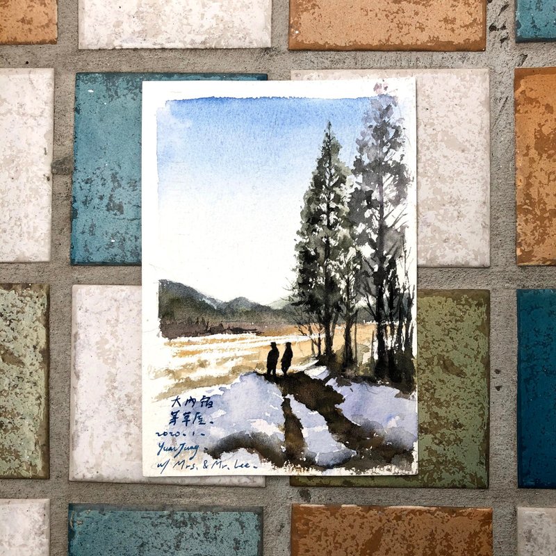 仙台【旅行明信片】提供代写代寄服务 - 卡片/明信片 - 纸 多色