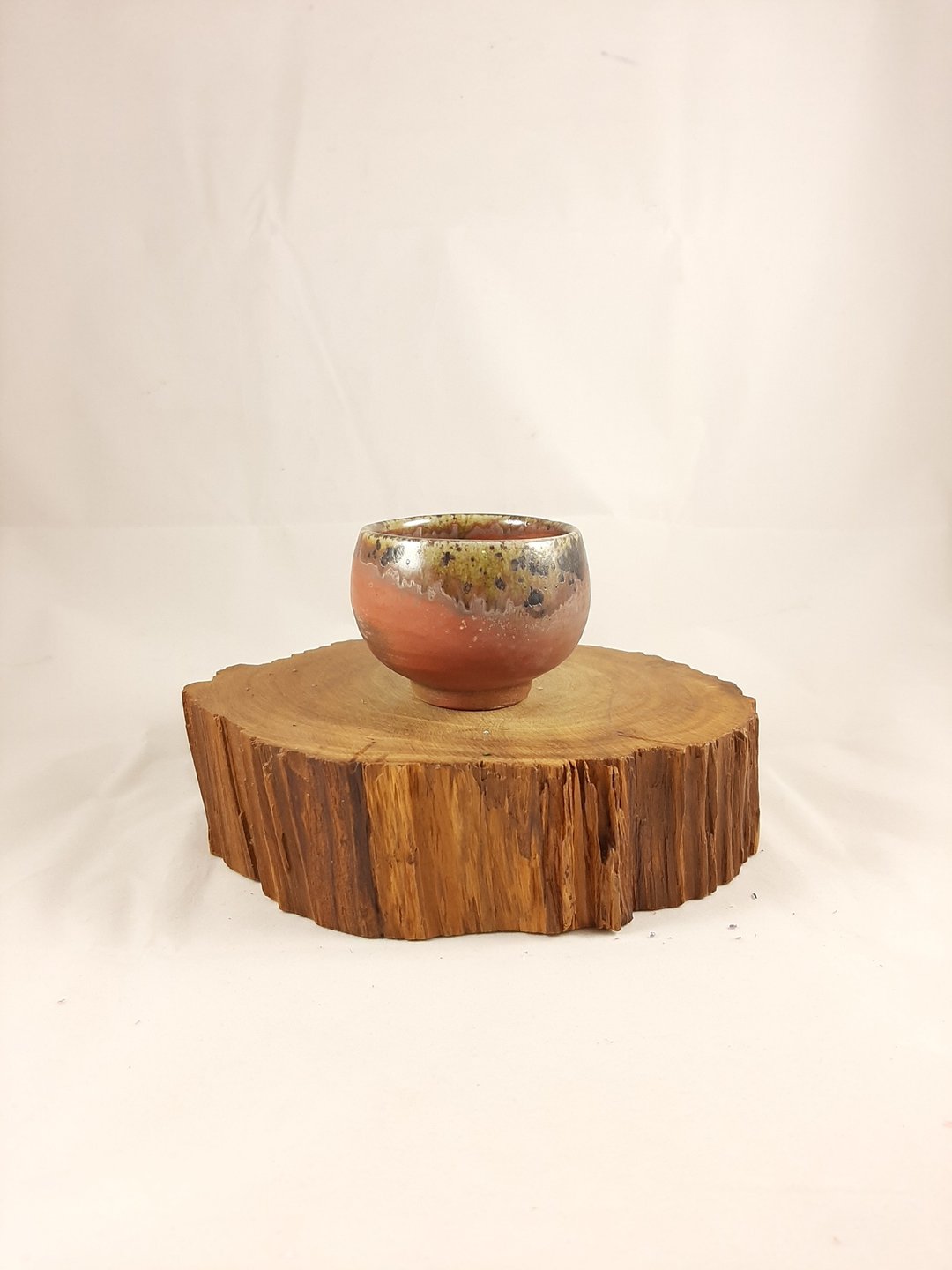 手工柴烧主人杯 - 茶具/茶杯 - 陶 咖啡色