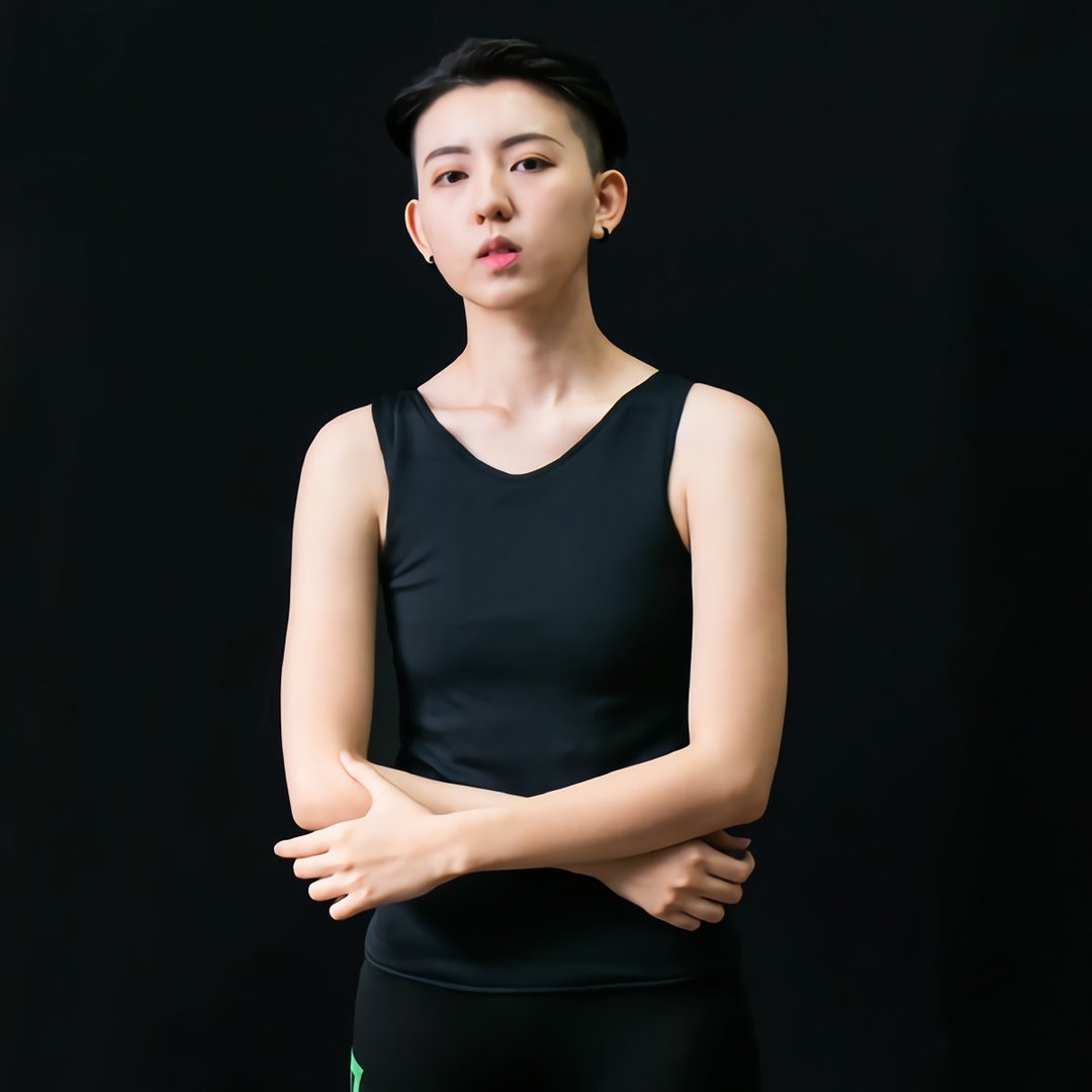 挖背黏式全身吸湿排汗束胸内衣-黑/白/灰 - 女士内衣裤 - 聚酯纤维 黑色