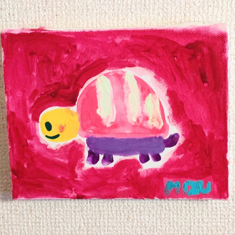 絵画　一点物　ゆっくり焦らず - 海报/装饰画/版画 - 其他材质 