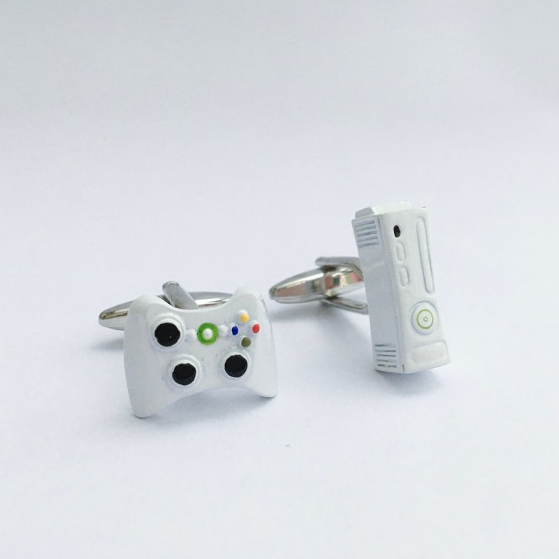 游戏机与控制器 袖扣 Game Contraller Cufflink - 袖扣 - 其他金属 