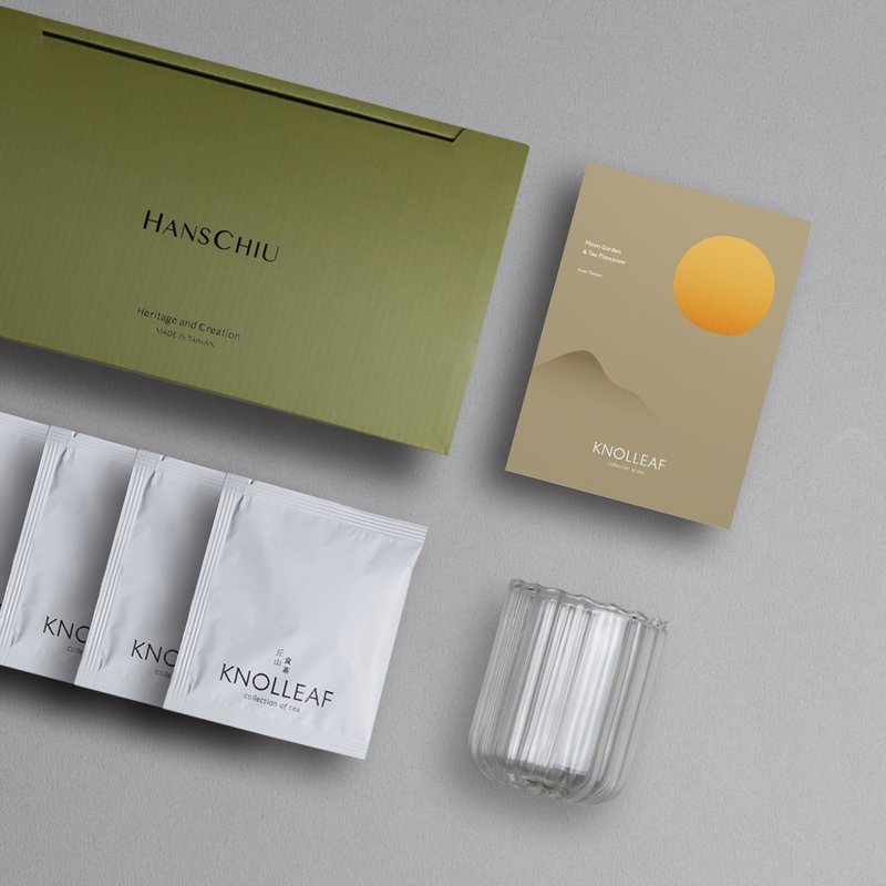 【新年礼盒】联名限定 醇茶礼盒/ 手工玻璃茶杯&蜜香红茶包 新春 - 茶 - 其他材质 绿色